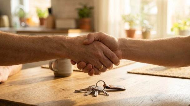 A New York homeowner moving forward with a fresh start after resolving tax or mortgage trouble